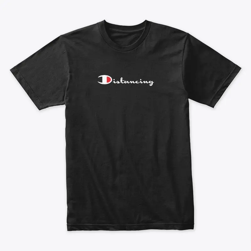  Social Distance Champ Tee - Black